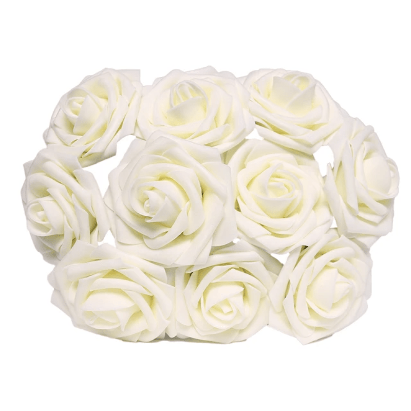 Artificial Rose Flowers Set for Garden Wedding Party Home Decor 25 Pieces