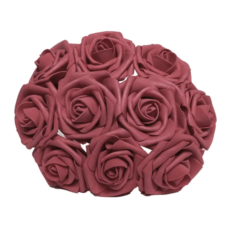 Artificial Rose Flowers Set for Garden Wedding Party Home Decor 25 Pieces