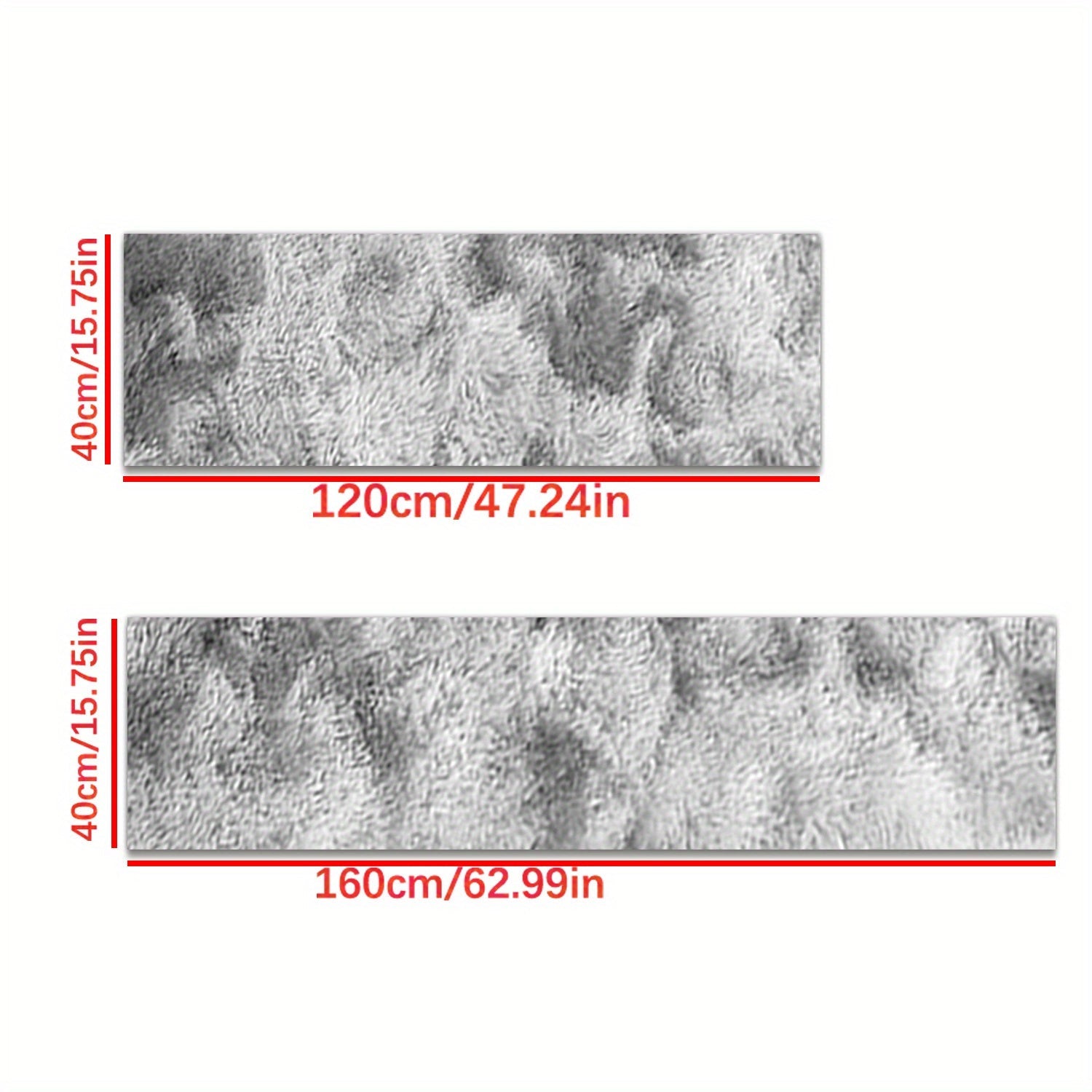 Tie-Dye Gradient Plush Carpet Soft Silk Floor Mat for Living Room Bedroom