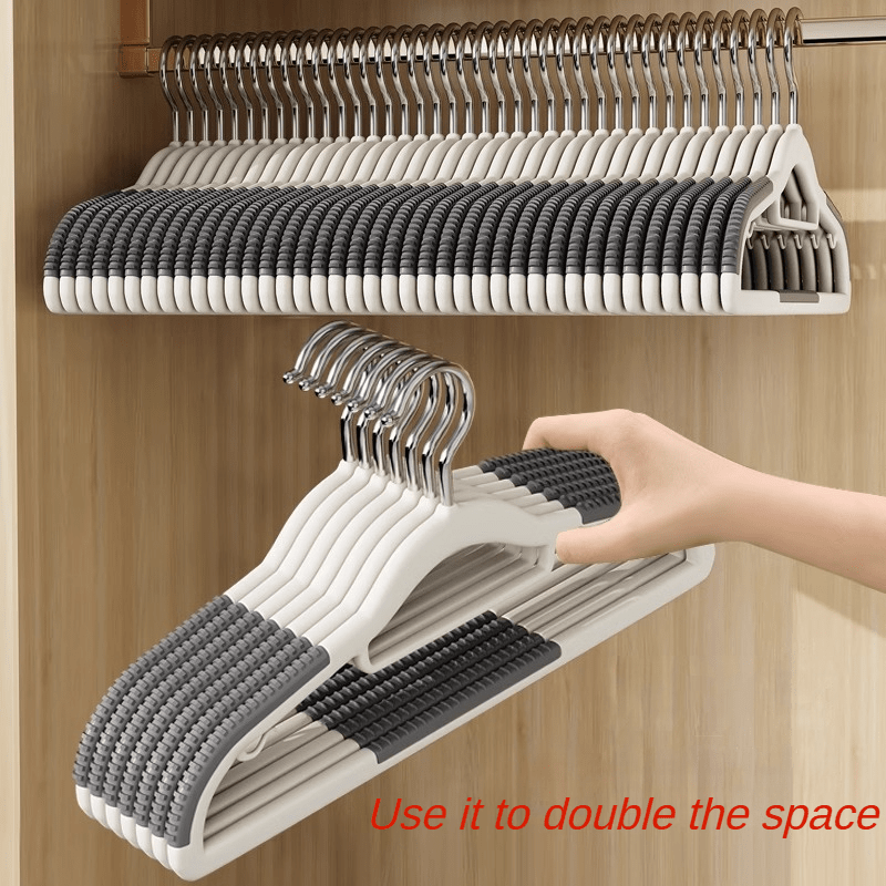 Clothes Hanger Non-Marking Anti-Slip for Dry and Wet Clothing Home Use