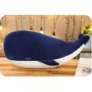 Blue Whale Plush Toy Soft Hypoallergenic Polyester Kids Birthday Gift Autumn Winter Decor