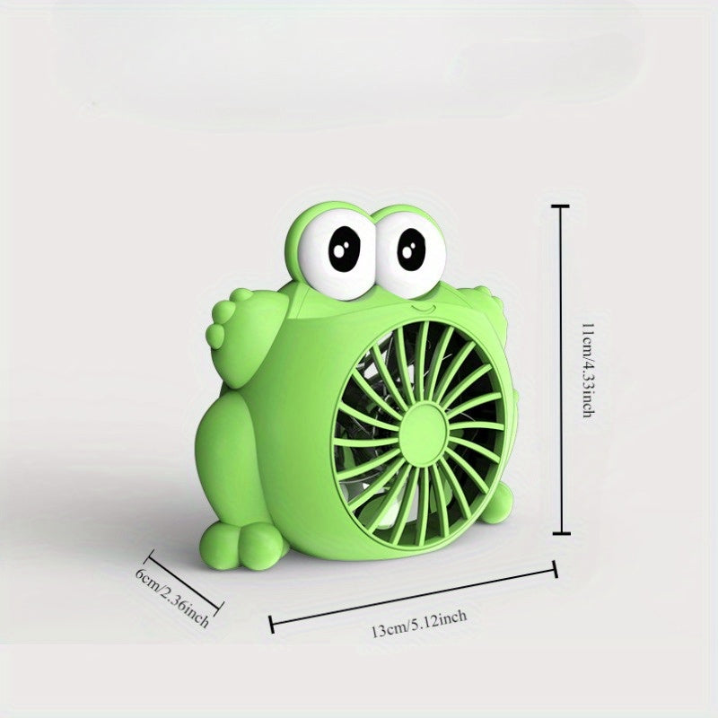 Portable USB Rechargeable Cartoon Fan for Students and Travelers