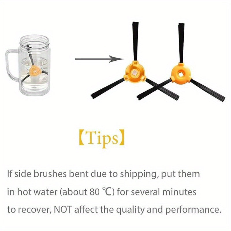 Ecovacs DEEBOT N79S, Cecotec Conga Excellence 990 5040, Eufy RoboVac 11, 11C uchun yon cho'tka aksessuarlari