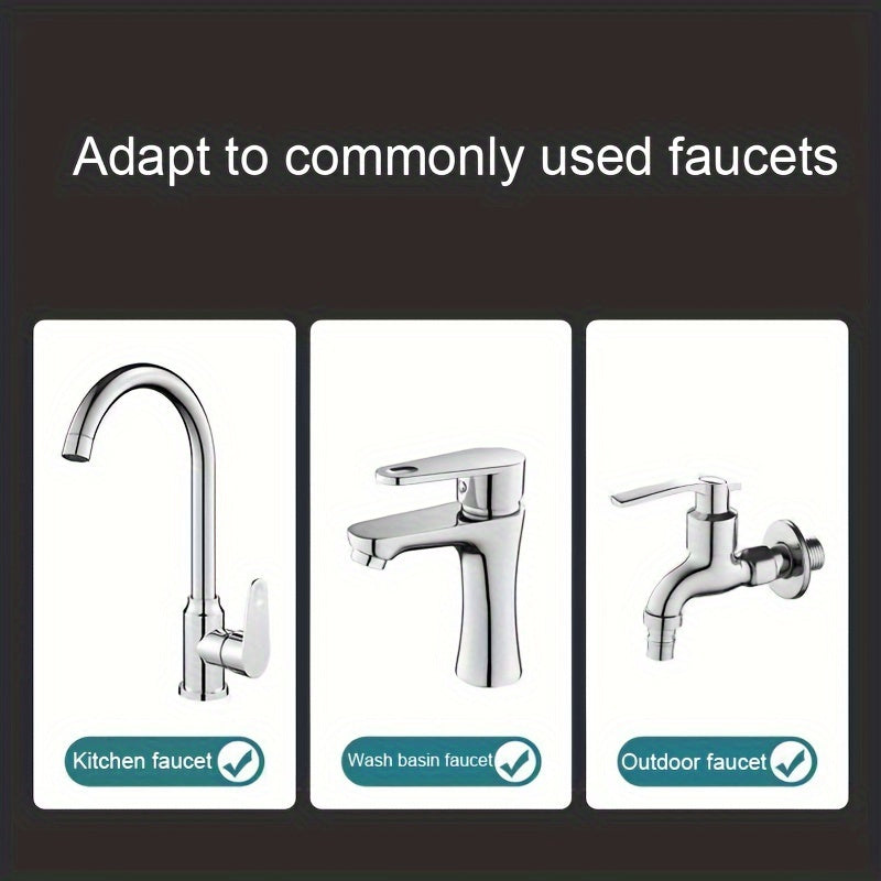 Multifunctional Kitchen Faucet Extender with 360° Rotation and 3 Water Outlet Modes