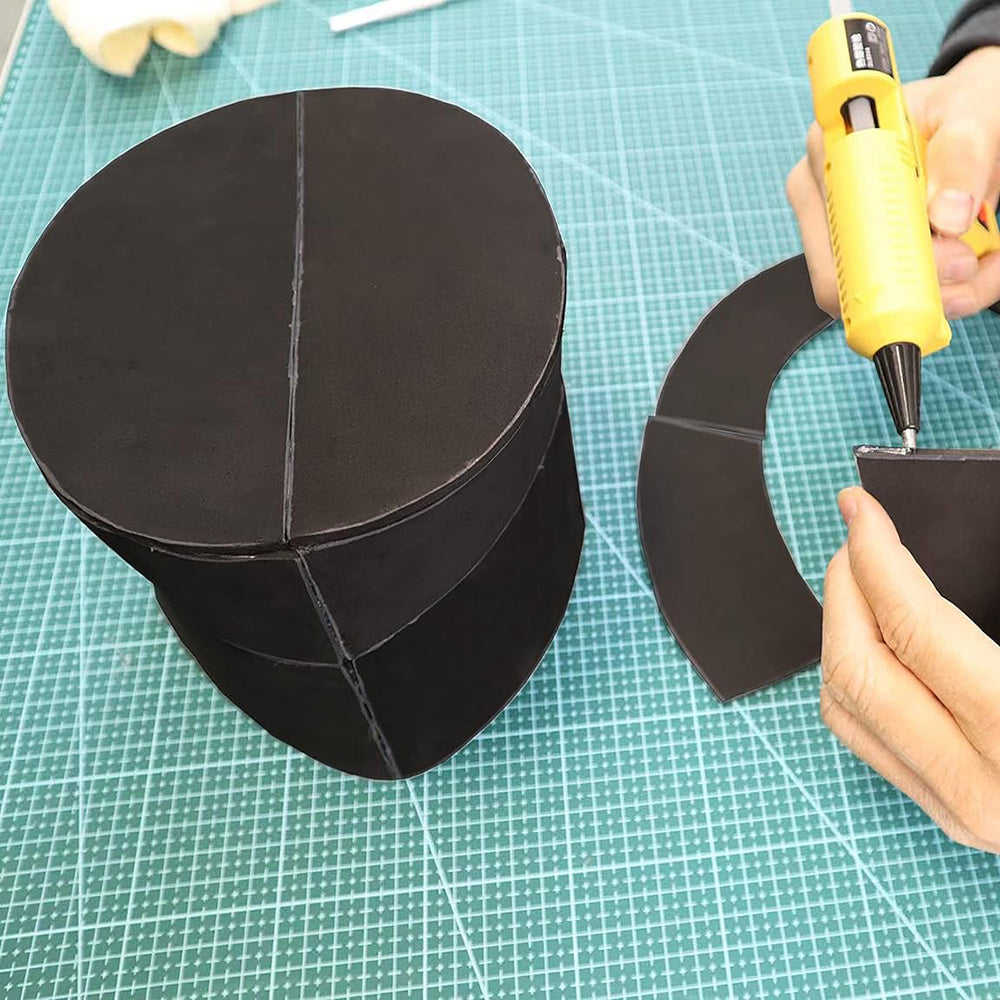 EVA Foam Sheet Roll 35x100cm 1-10mm Thick Black for Cosplay Crafts DIY