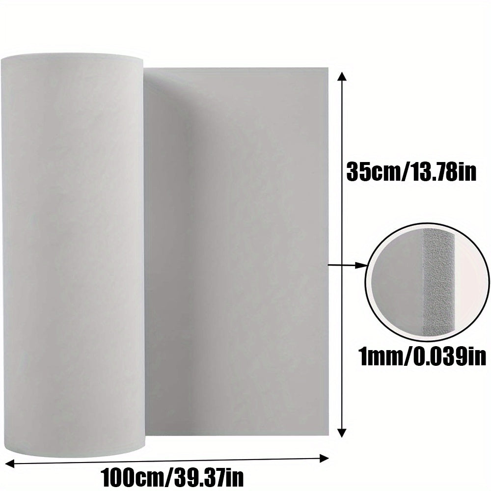 EVA Foam Sheet Roll 35x100cm 1-10mm Thick Black for Cosplay Crafts DIY