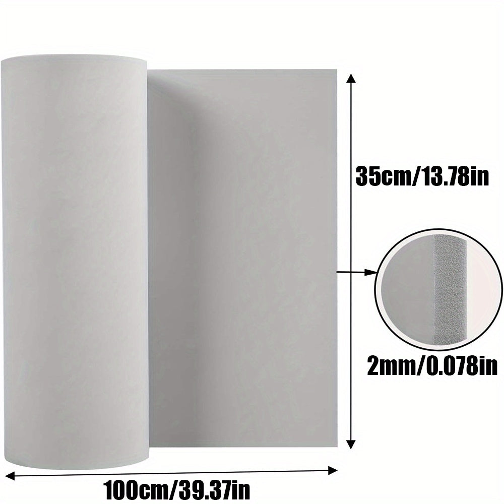 EVA Foam Sheet Roll 35x100cm 1-10mm Thick Black for Cosplay Crafts DIY