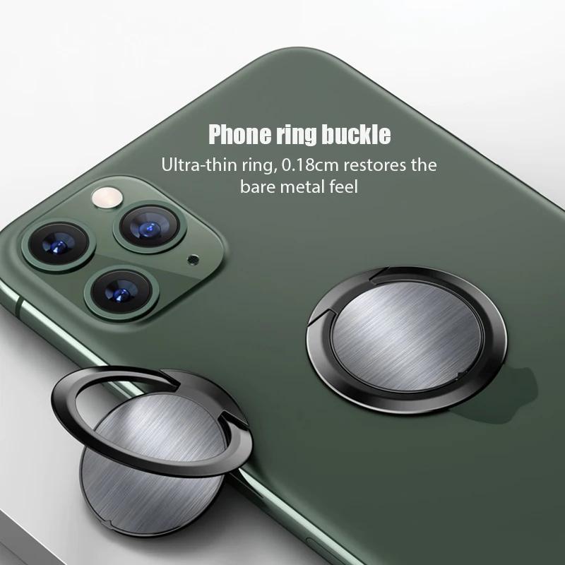 Universal Metal Phone Socket Holder Magnetic Car Mount Rotatable Finger Ring