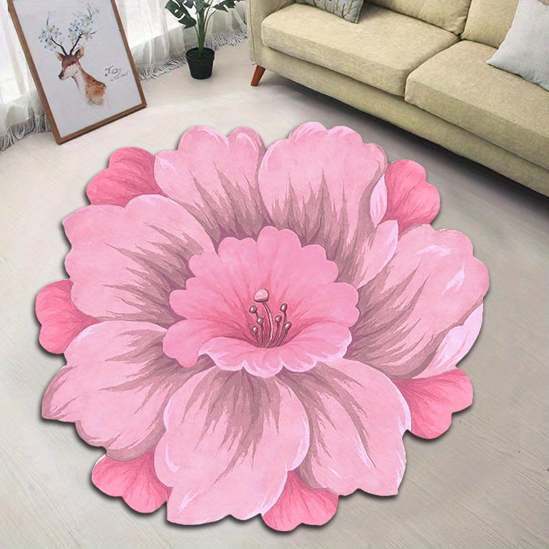Soft Absorbent Non-Slip Bathroom Rug for Shower, Toilet, Kitchen, and Bedroom