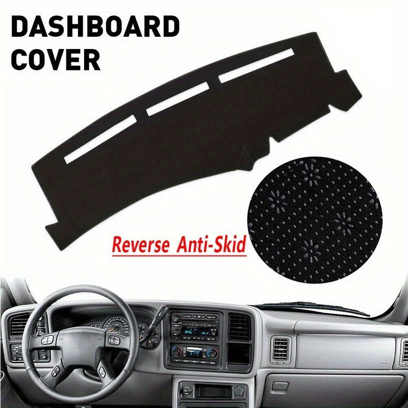 Vehicle Dashboard Cover Mat for Chevy Silverado GMC Sierra Tahoe Suburban Yukon Avalanche