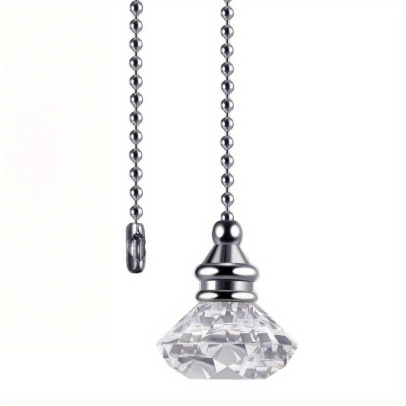 1/2/3/4 dona Kristall tortma zanjirli changyutgichlar uchun osma bezaklar