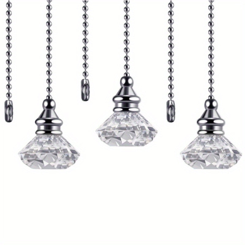 1/2/3/4 dona Kristall tortma zanjirli changyutgichlar uchun osma bezaklar