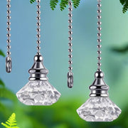 1/2/3/4 dona Kristall tortma zanjirli changyutgichlar uchun osma bezaklar