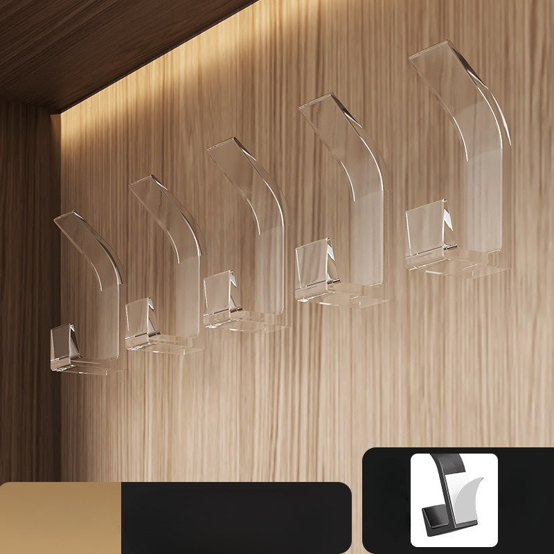 Set of 5 Adhesive Wall Hooks for Hanging Items in Bedrooms Kitchens Bathrooms