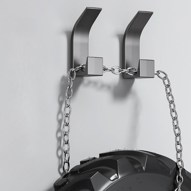 Set of 5 Adhesive Wall Hooks for Hanging Items in Bedrooms Kitchens Bathrooms