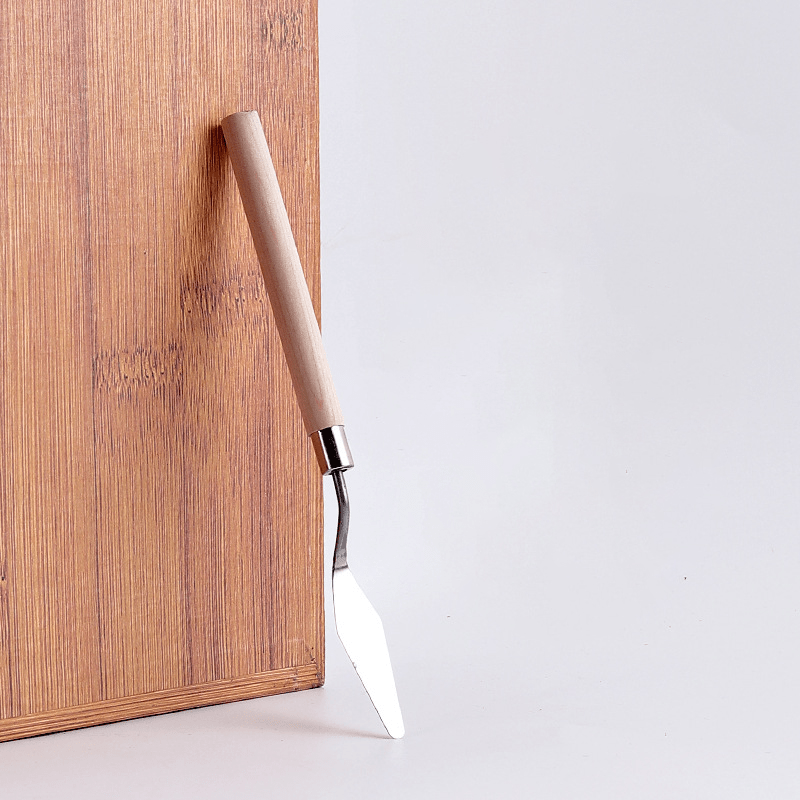 7-Piece Stainless Steel Cake Decorating Set with Fondant Spatulas and Scrapers