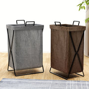 Folding Laundry Basket with Handles for Bathroom Bedroom Dorm Storage