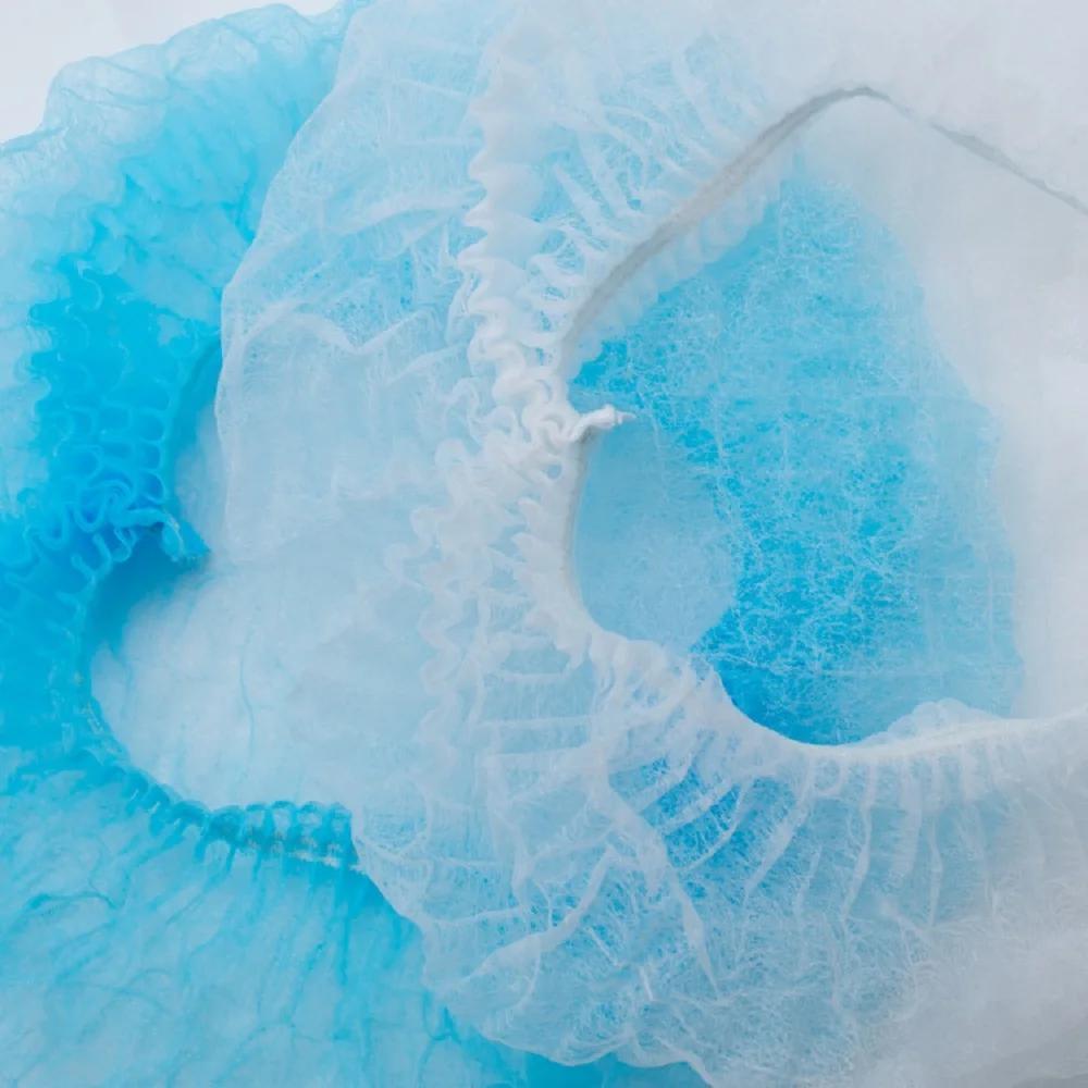 Set of 100 Disposable Microblading Hair Net Caps for Eyebrow Tattooing Sterile Non-Woven