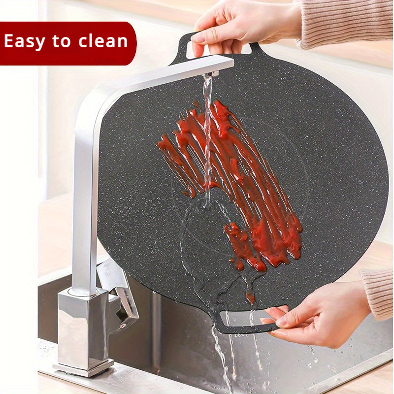 Cast Iron Roti Tawa with Double Handles for Dosas Pancakes and Grilling