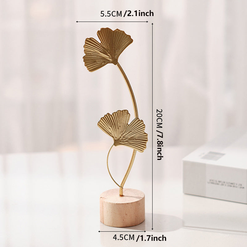 Настенное металлическое украшение в скандинавском стиле с дизайнами из железных листьев, снежинки и пальм на деревянной основе