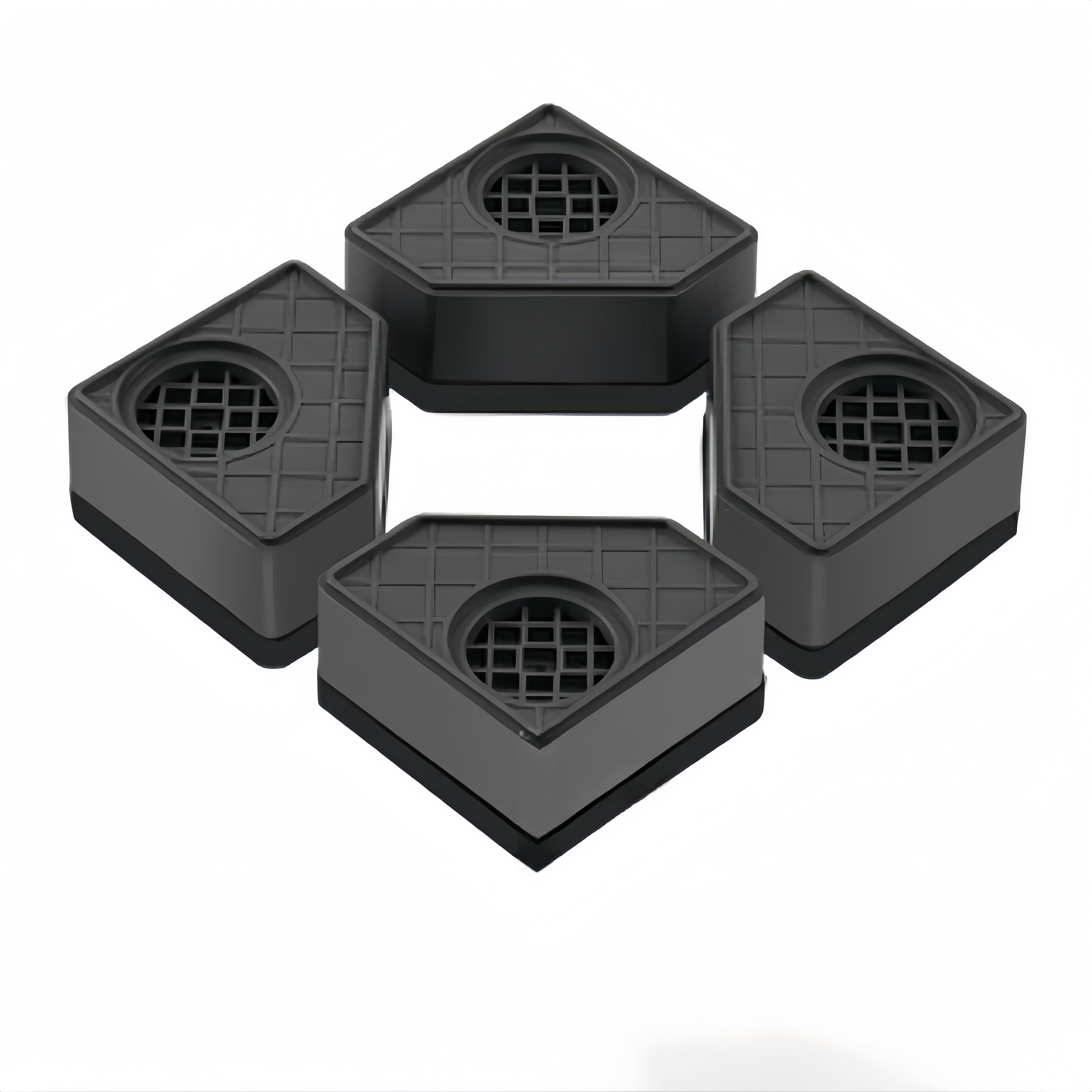 4Pcs Anti-Vibration Pads for Washing Machines and Dryers Rubber Feet Noise Reduction