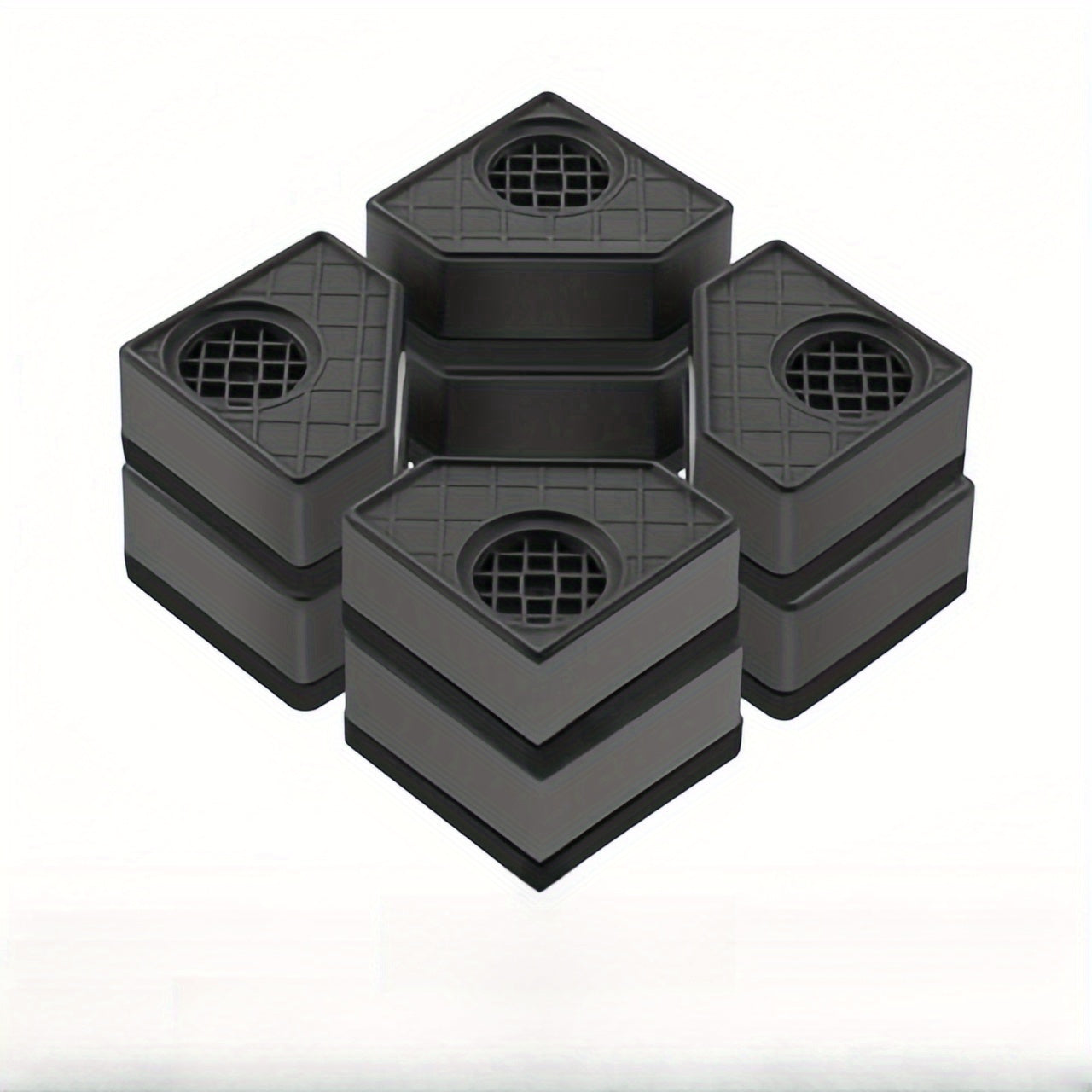 4Pcs Anti-Vibration Pads for Washing Machines and Dryers Rubber Feet Noise Reduction