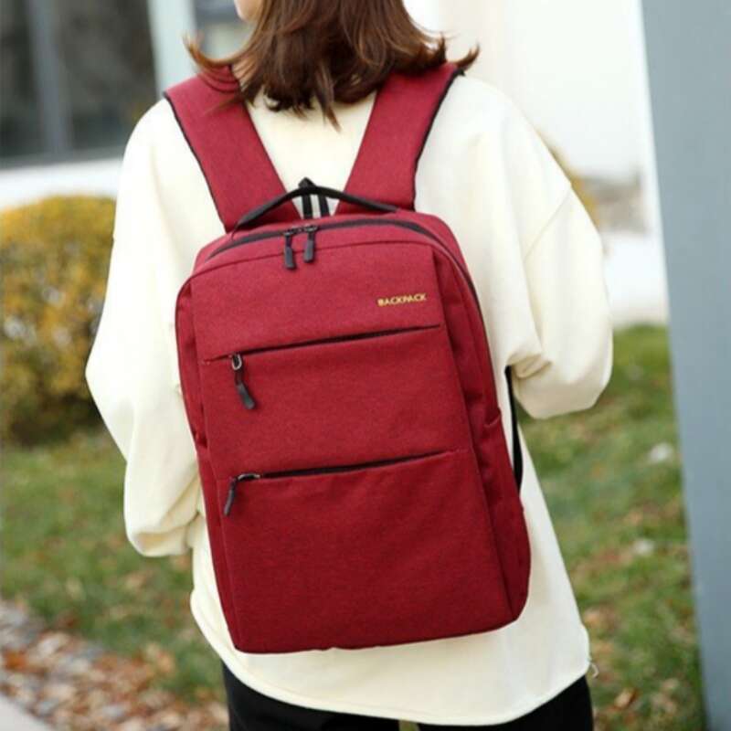 Set of Three Bags Shoulder Computer Business Casual Work Student Multifunctional White Polyester