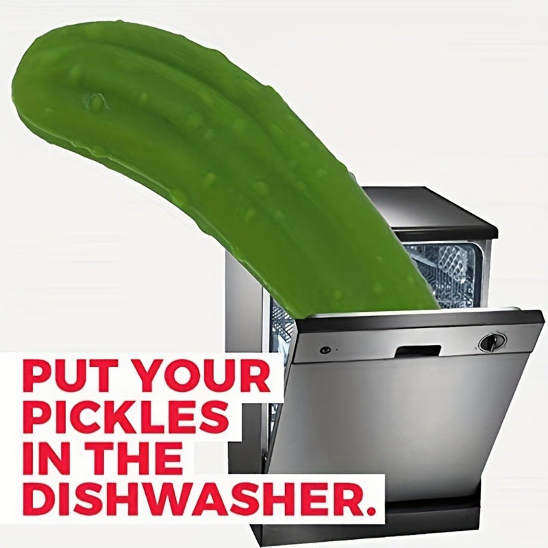 Funny Pickle Wine Stopper Reusable Silicone Gadget for Wine Lovers