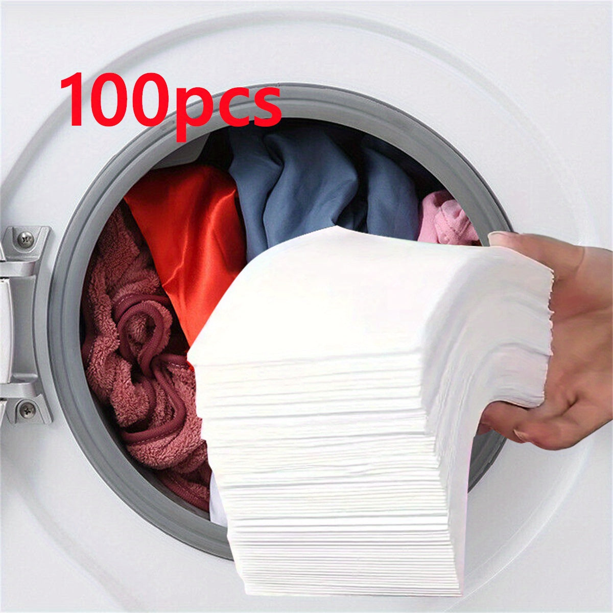 100/200 Laundry Tablets for Color Protection and Stain Prevention