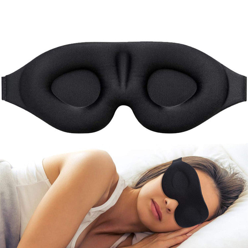 3D Contour Sleep Eye Mask for Men and Women Blackout Soft Comfortable Travel Yoga Nap