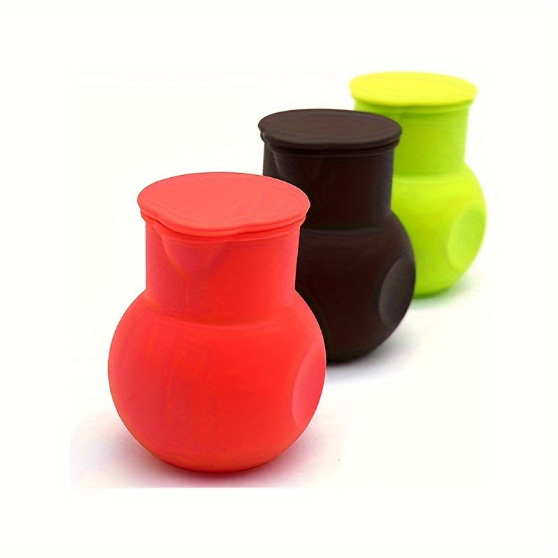 Olla de silicona apta para microondas para derretir chocolate y salsas, antiadherente para cocina