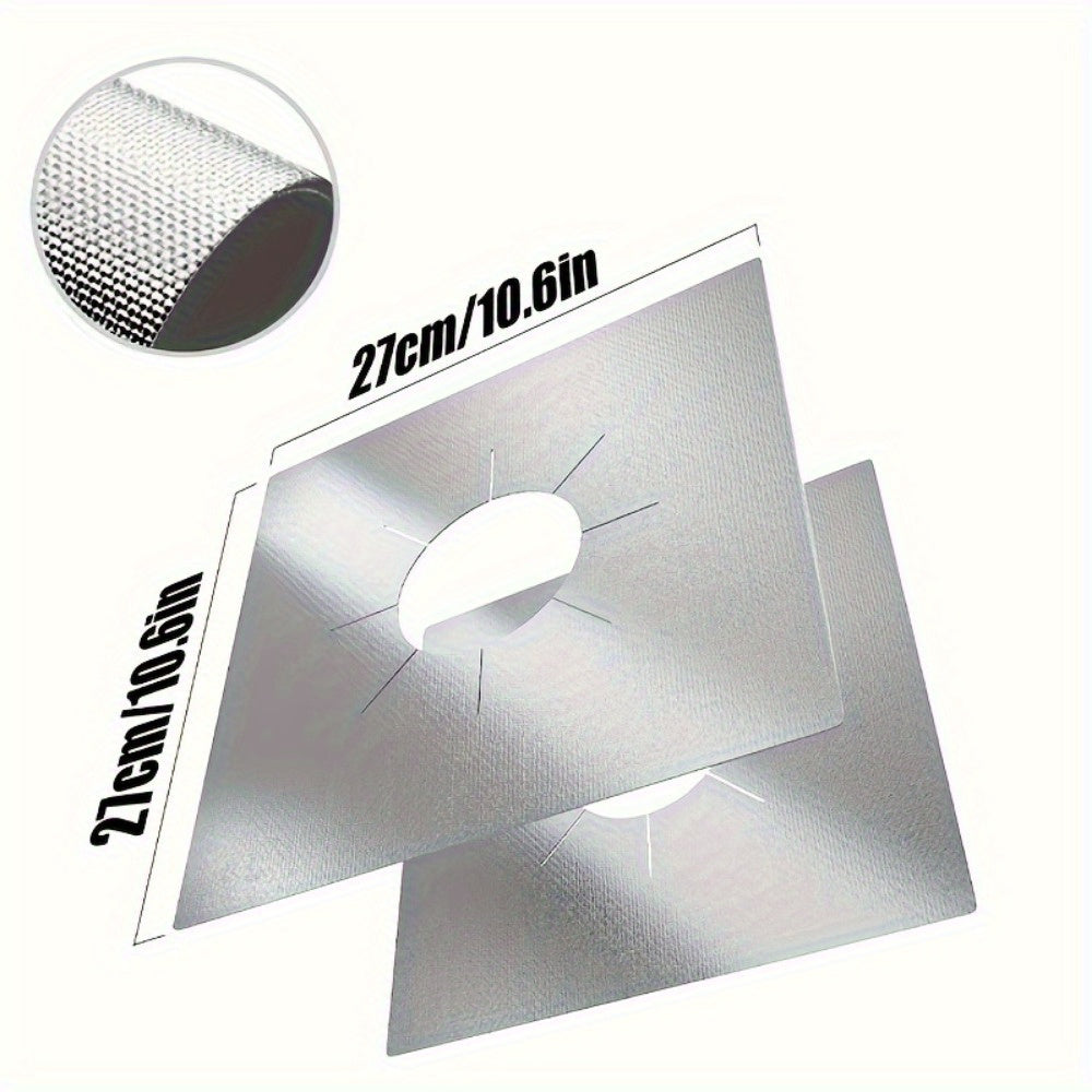 Set of 2 Reusable Gas Stove Cleaning Pads, Oil-Resistant and High-Temperature