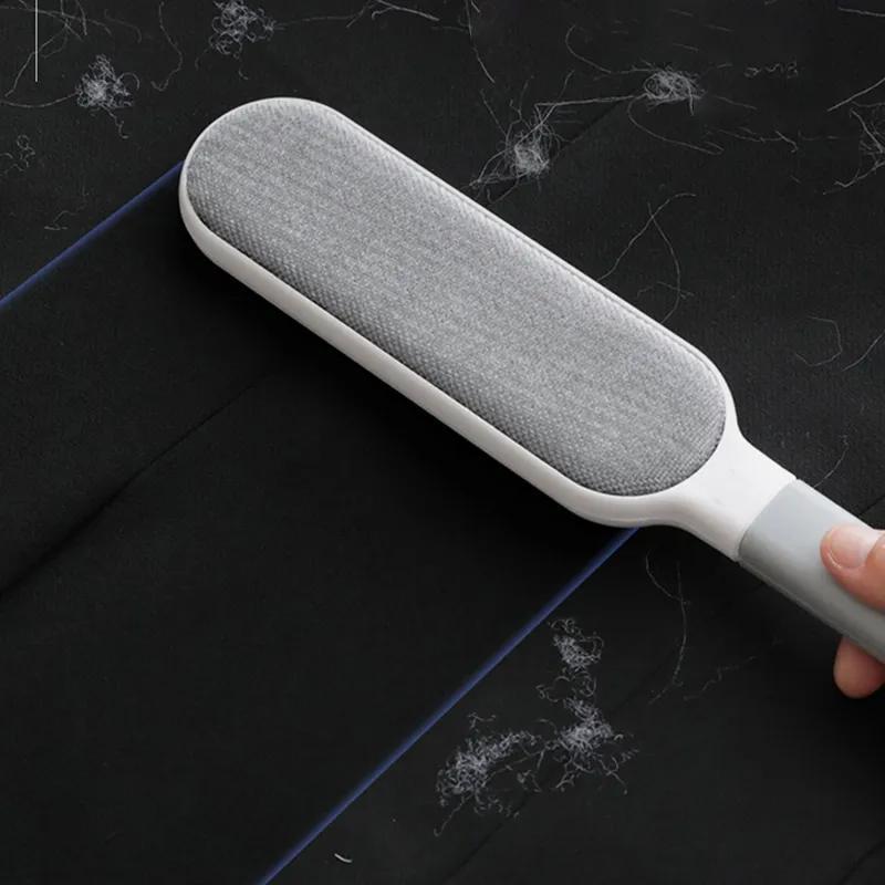 Reusable Dual-Sided Pet Hair and Dust Lint Brush Plastic No Battery