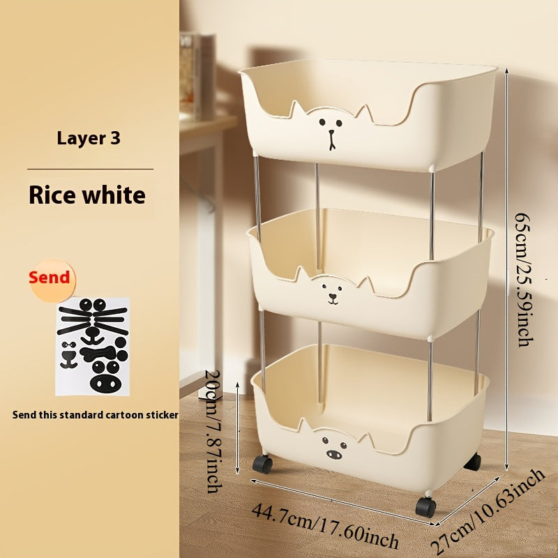 "Ko'chma Stol Ostidagi Kitob Saqlash Tashkiliy Qutisi - Yotoqxona va Sinflar uchun Ideal Kompakt Plastik Kitob Rafi, Mukammal Joyni Tejash Yechimi uchun Mini Kitob Rafi"