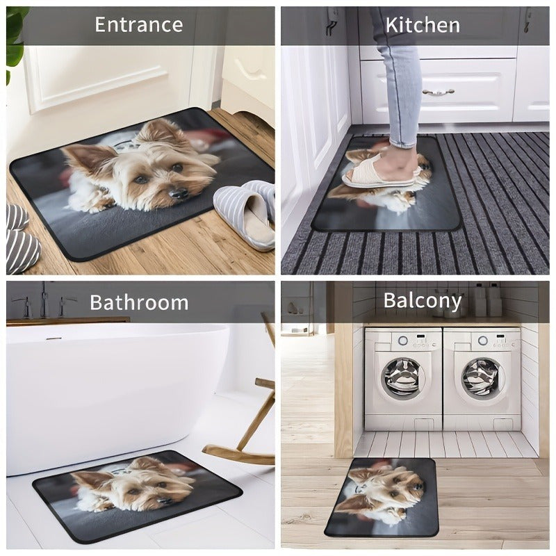 Mini Dog Doormat Non-Slip Indoor Outdoor RV Patio Mat