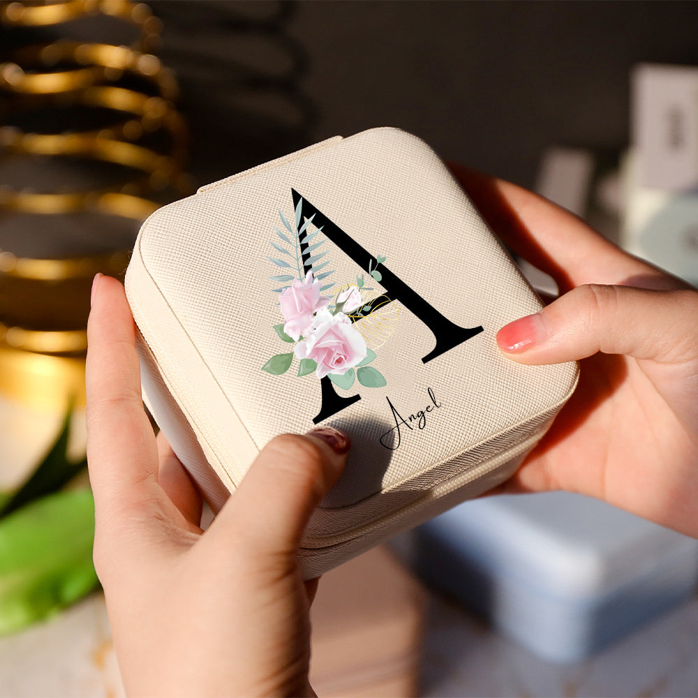 Портативная шкатулка для украшений для путешествий и хранения подарков, 1 шт.