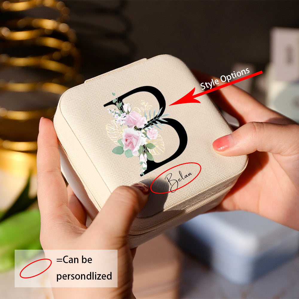 Портативная шкатулка для украшений для путешествий и хранения подарков, 1 шт.