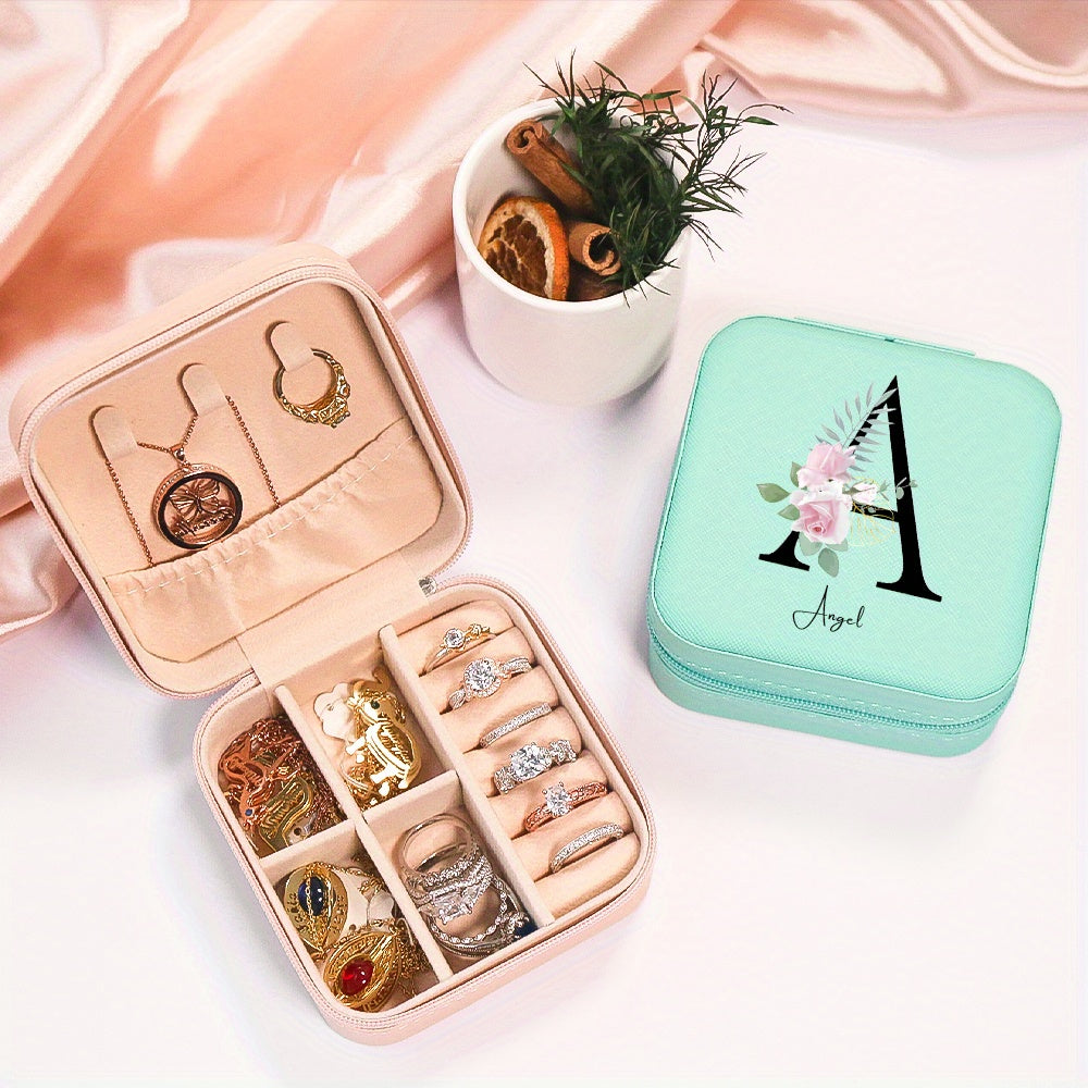 Портативная шкатулка для украшений для путешествий и хранения подарков, 1 шт.
