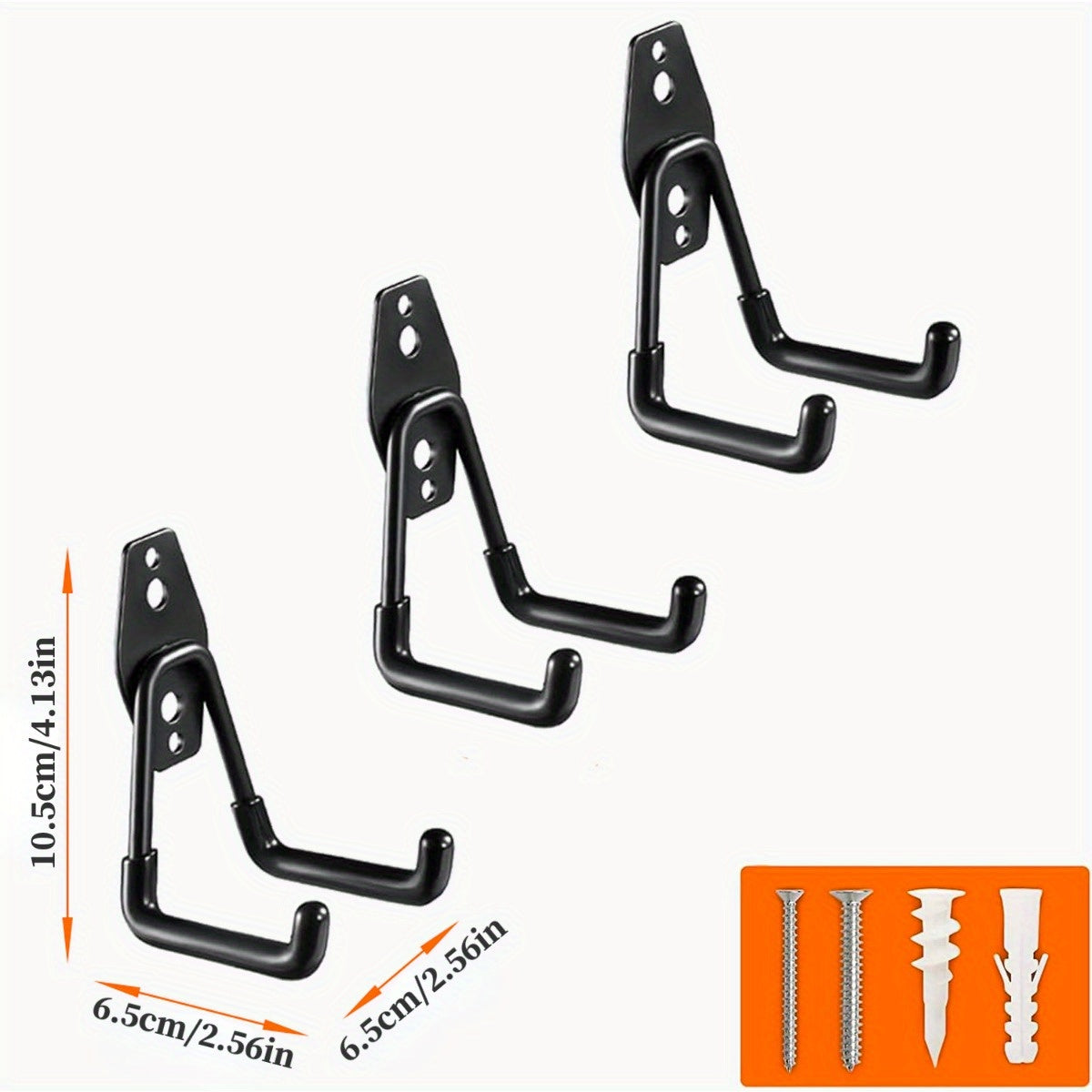 Ganchos de almacenamiento para garaje de uso pesado para herramientas, escaleras, bicicletas, organización interior y exterior