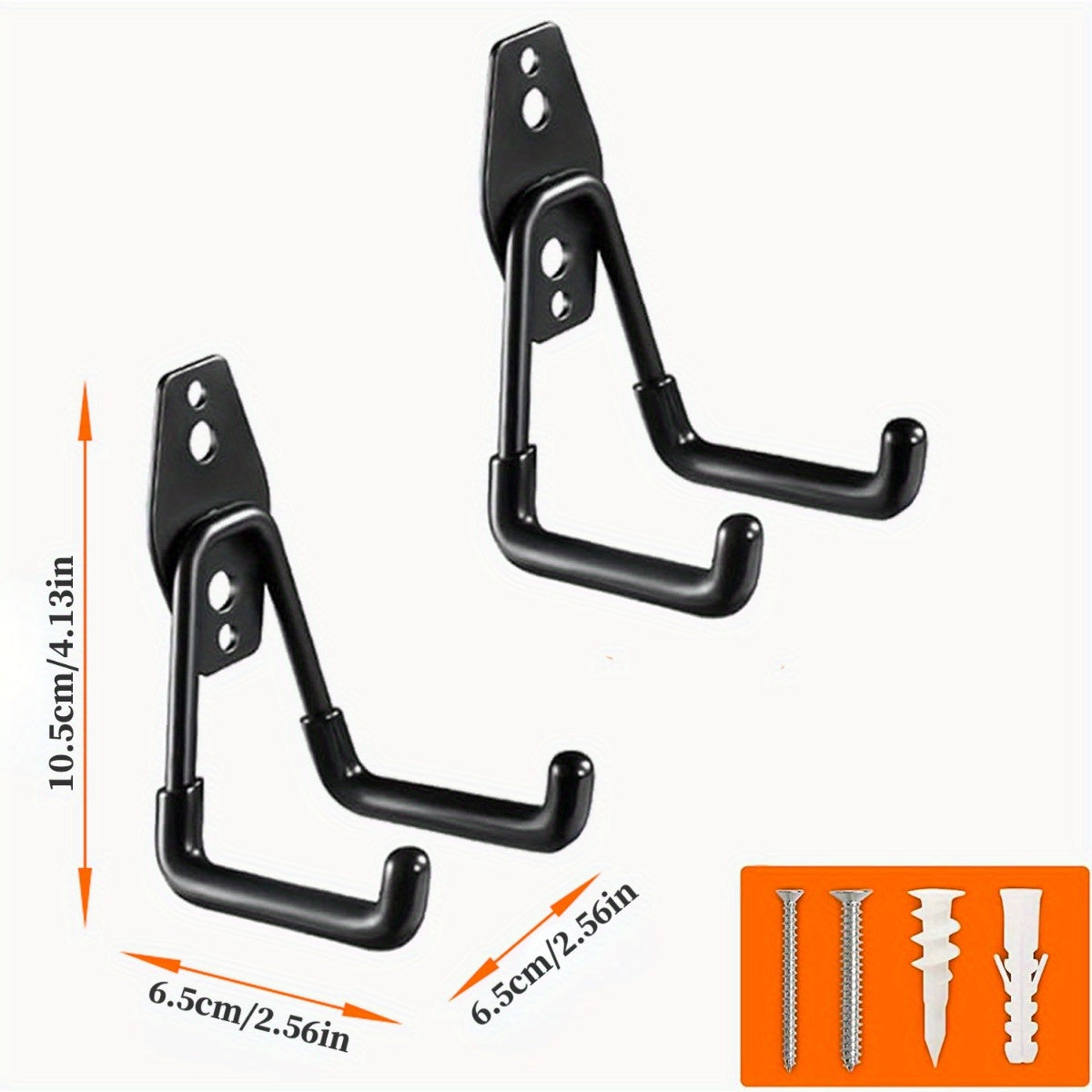 Ganchos de almacenamiento para garaje de uso pesado para herramientas, escaleras, bicicletas, organización interior y exterior
