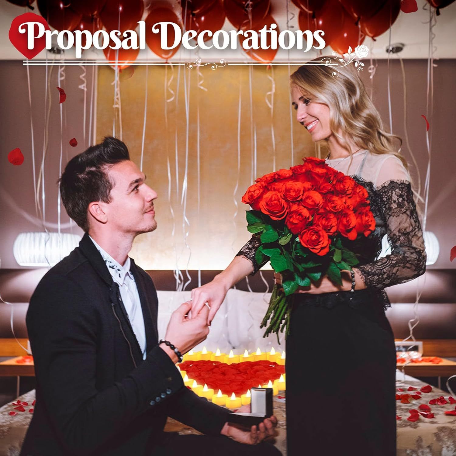 Set of 24 Flameless LED Tea Candles Battery Operated Romantic Wedding Valentine's Day