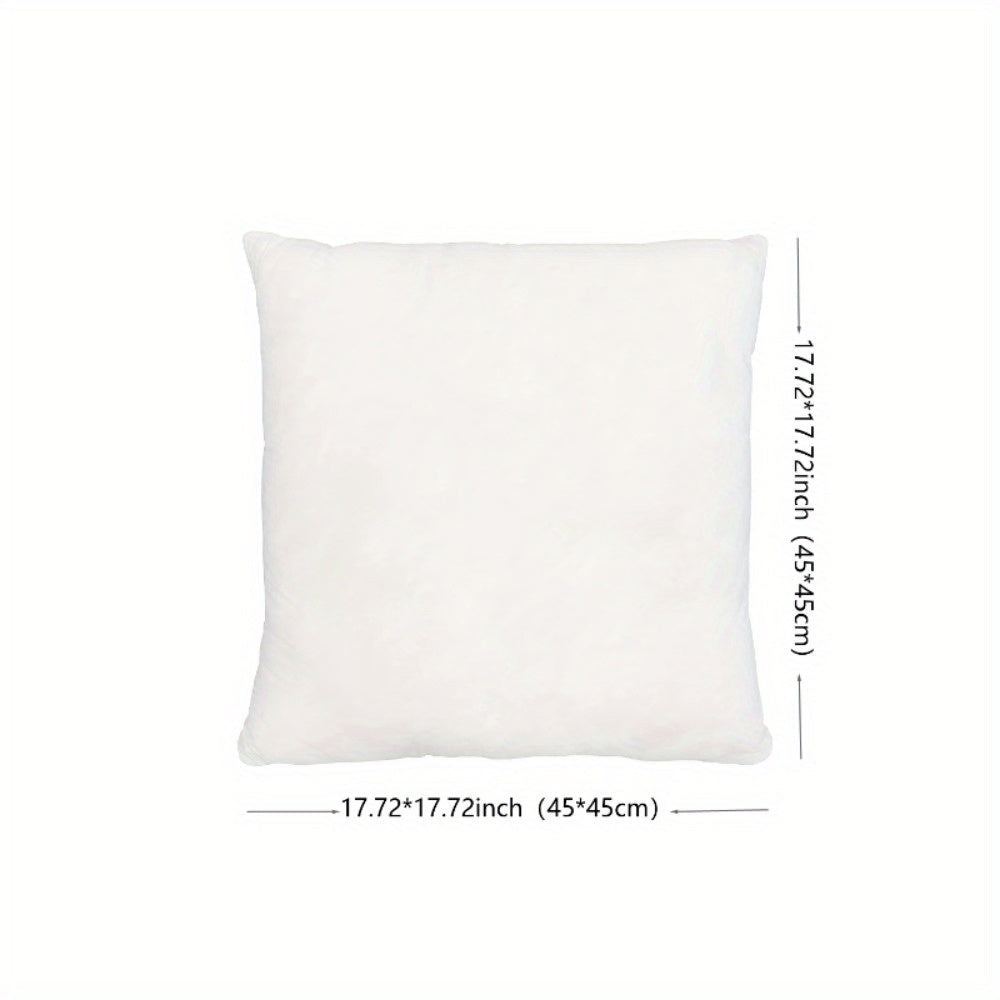 Set of 1 2 or 4 Rebound Throw Pillow Cores for Sofa Bed Decoration 17.72 x 17.72 Inches