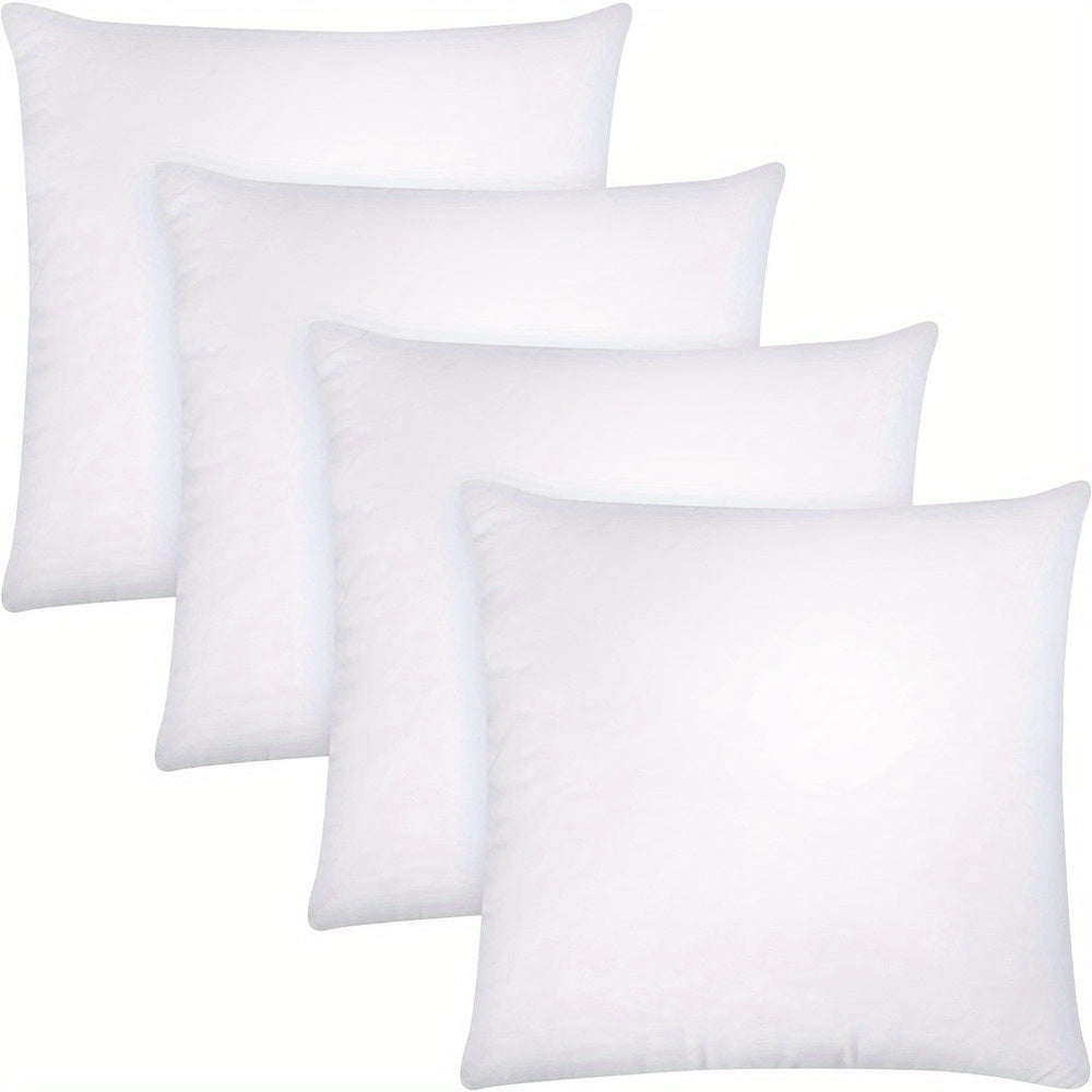 Set of 1 2 or 4 Rebound Throw Pillow Cores for Sofa Bed Decoration 17.72 x 17.72 Inches