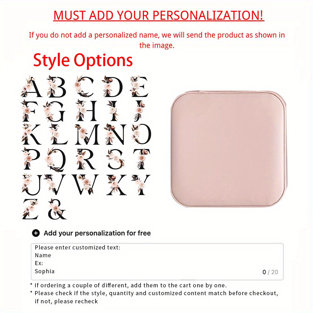 Персонализированная подарочная коробка для мамы с индивидуальным хранением украшений с цветами на день рождения и праздники