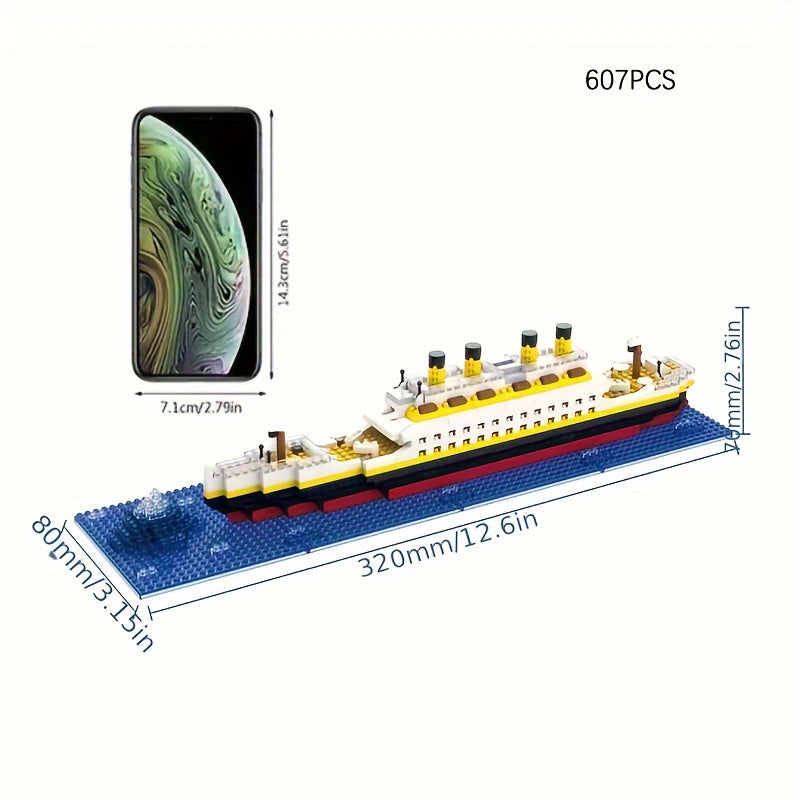 3D Ship Model Puzzle Kit for Kids and Adults Educational DIY Toy Gift