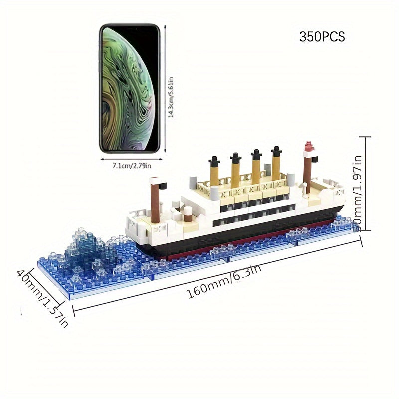 3D Ship Model Puzzle Kit for Kids and Adults Educational DIY Toy Gift