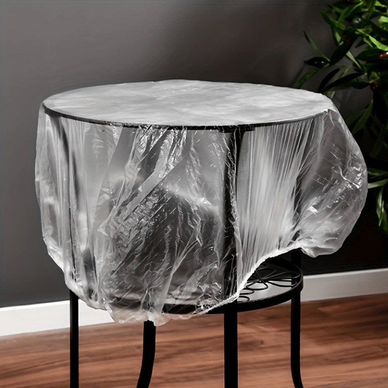 10 Pieces Disposable Transparent Dust Covers for Kitchen Appliances and Air Conditioners