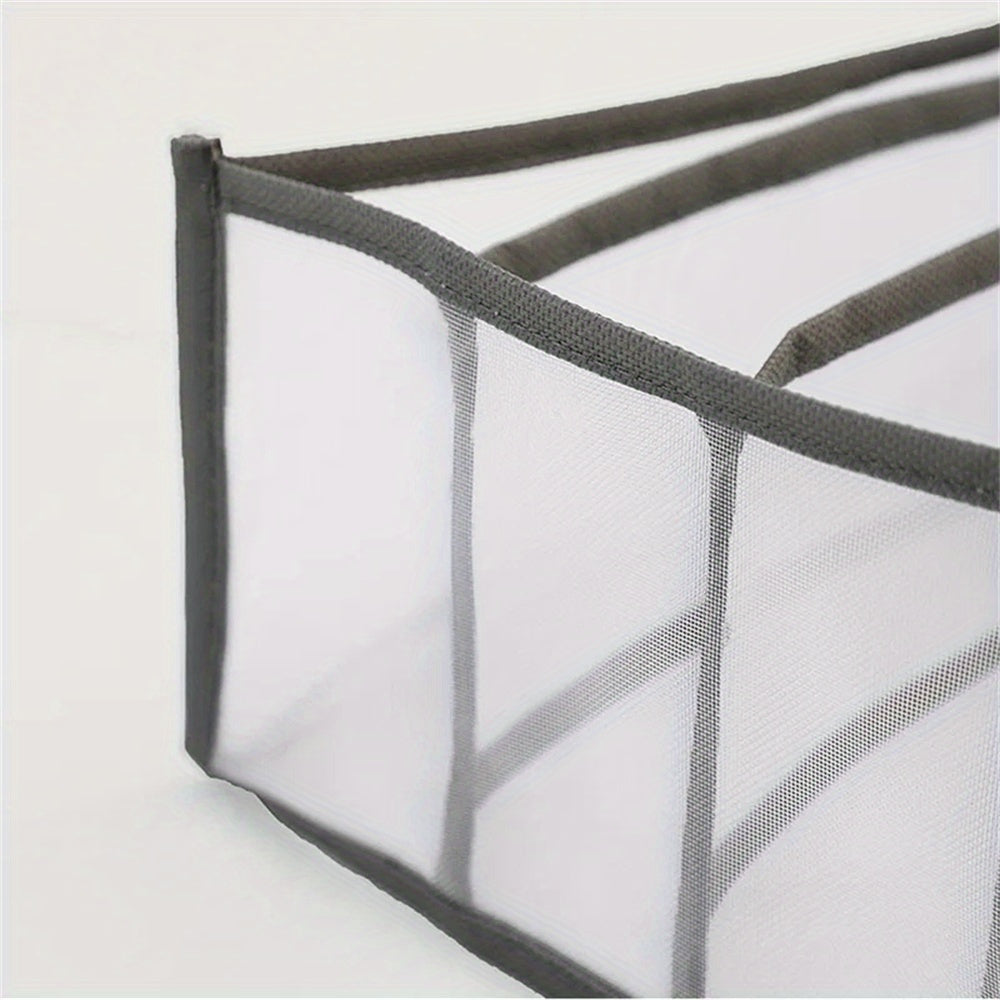 3 ta tortma uslubidagi ichki kiyim mato shkaf saqlash qutilari, 7 ta to'rtburchak bilan, shimlar va jinsilarni tartibga solish uchun ideal, Halloween va Rojdestvo sovg'alari uchun mukammal