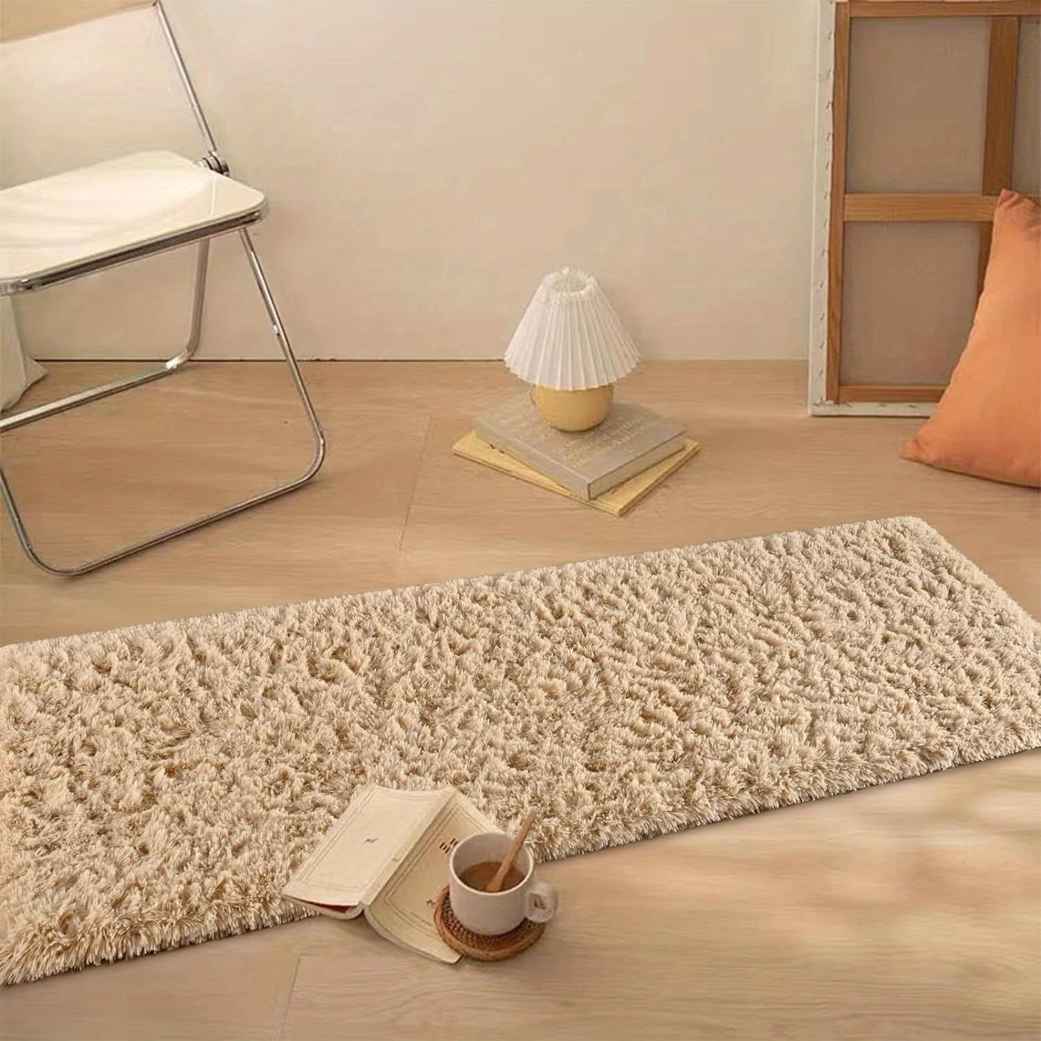 Tie-Dye Gradient Plush Mat for Living Room Bedroom Nursery Soft and Easy to Clean