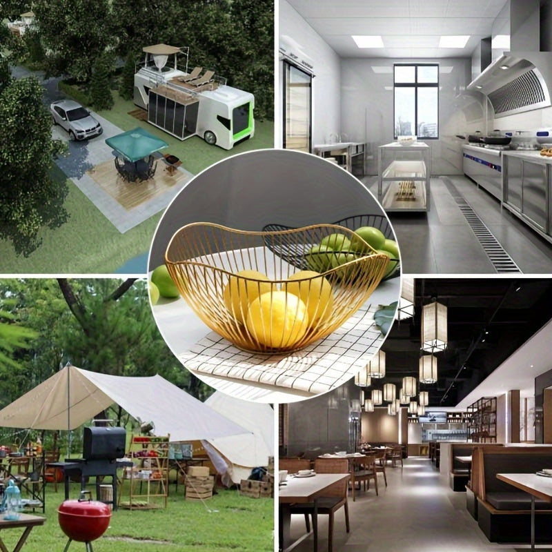 Современная овальная корзина из чугунного литья для хранения и демонстрации в ресторанах